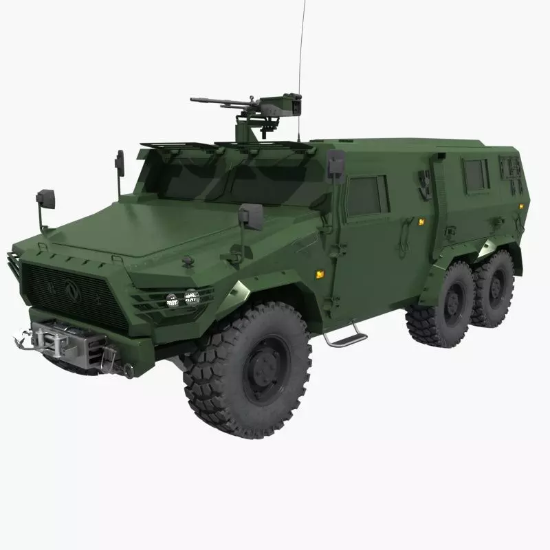 Chinese military vehicle 1 3D model_0
