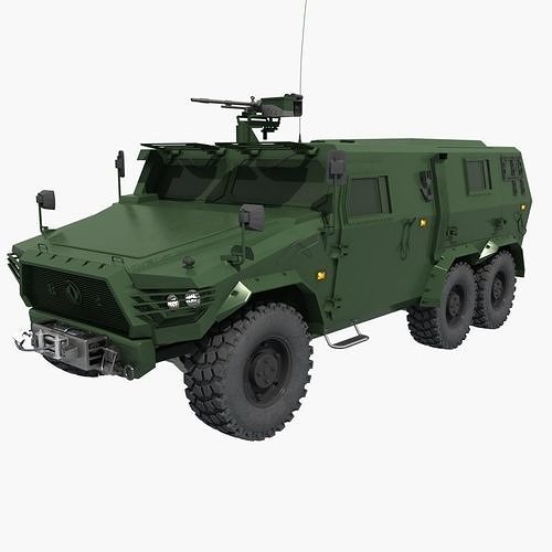 Chinese military vehicle 1 3D model