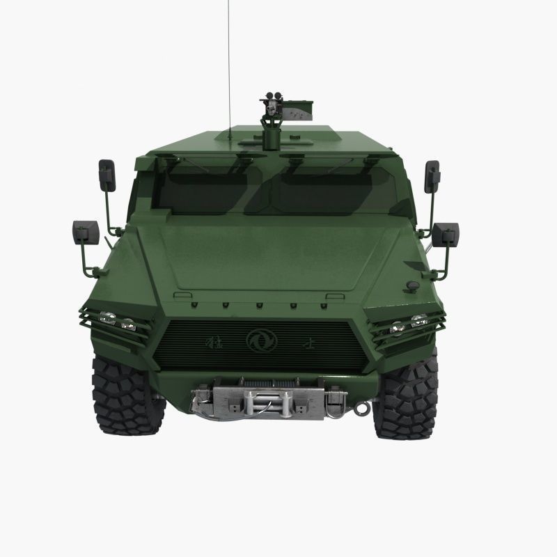 Chinese military vehicle 1 3D model_1