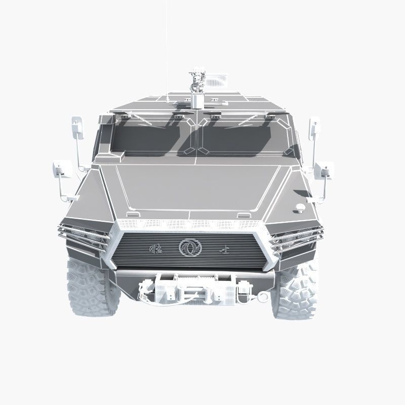 Chinese military vehicle 1 3D model_17