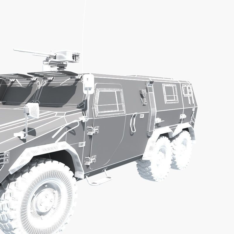 Chinese military vehicle 1 3D model_22
