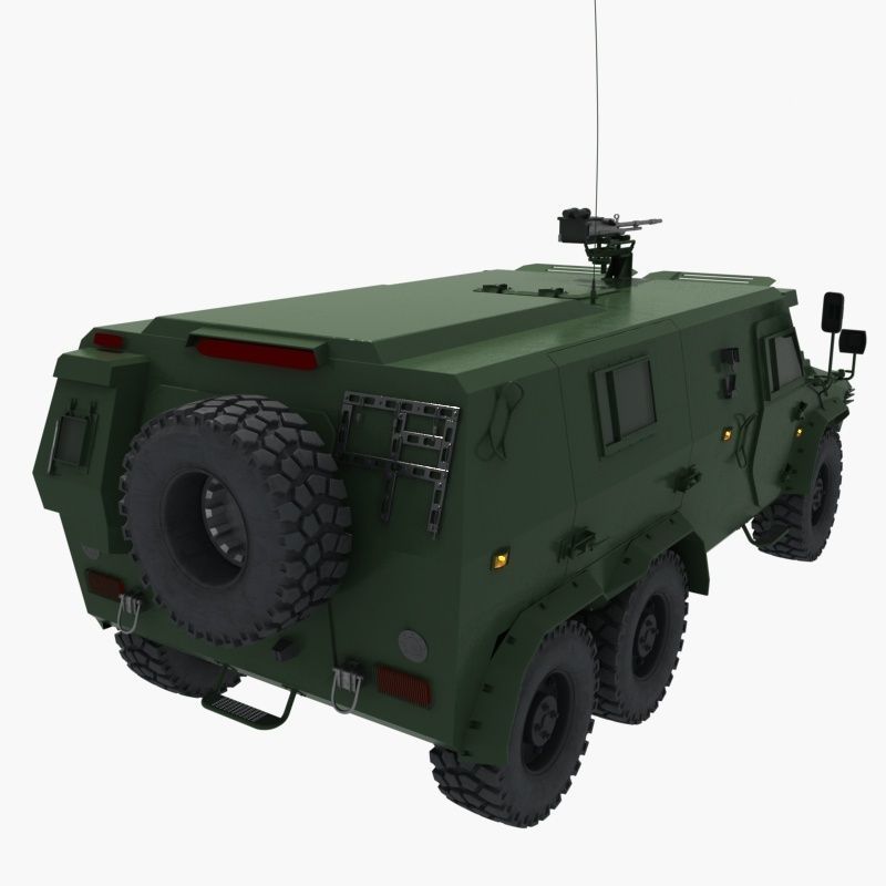 Chinese military vehicle 1 3D model_3