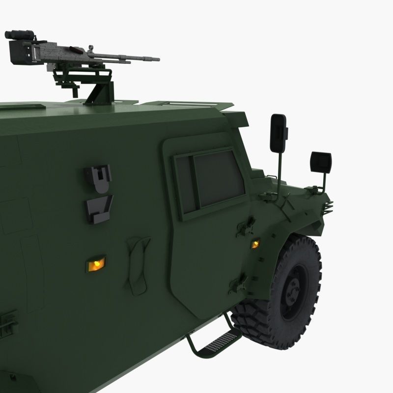 Chinese military vehicle 1 3D model_8