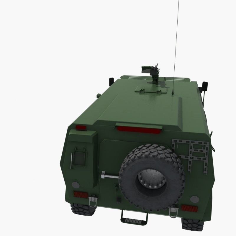Chinese military vehicle 1 3D model_4