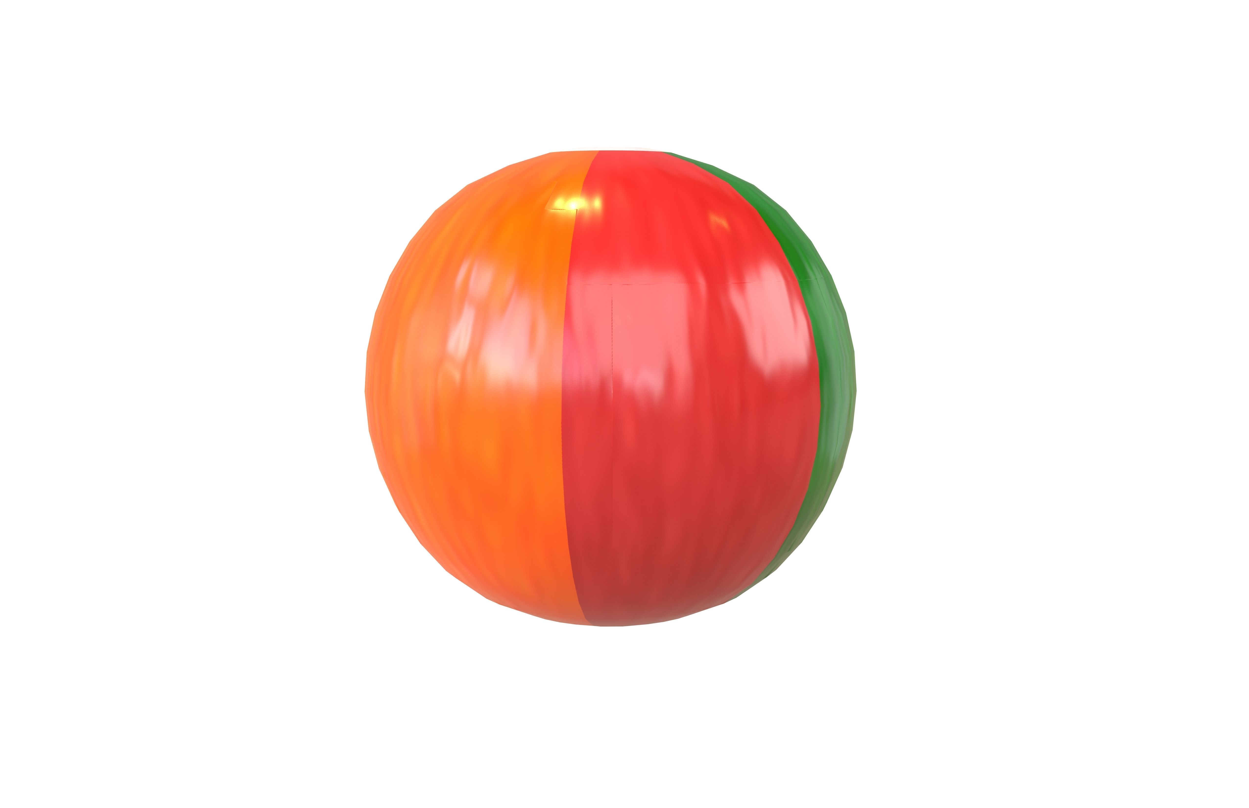 Beach Ball v1 003 Low-poly 3D model_3