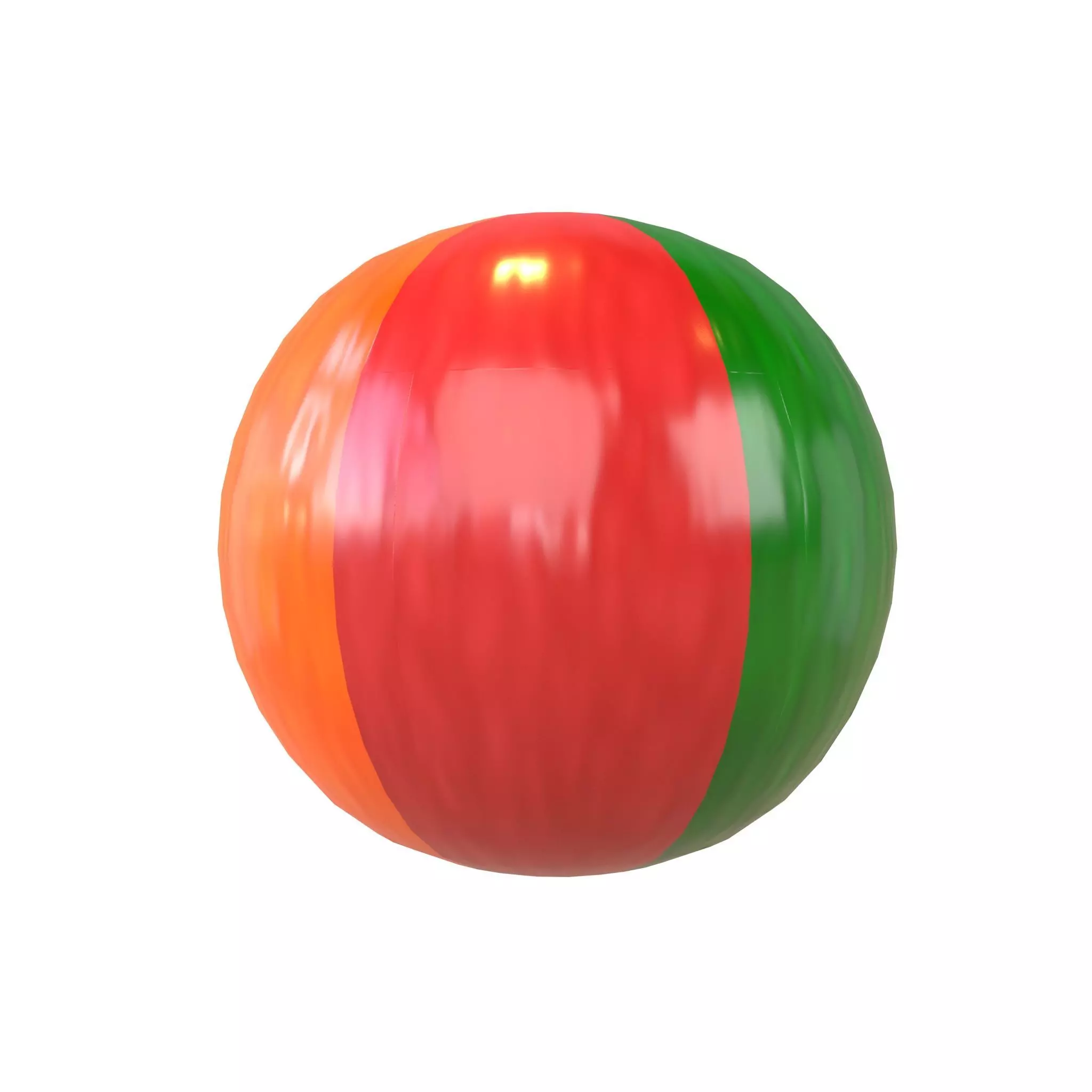 Beach Ball v1 003 Low-poly 3D model_0
