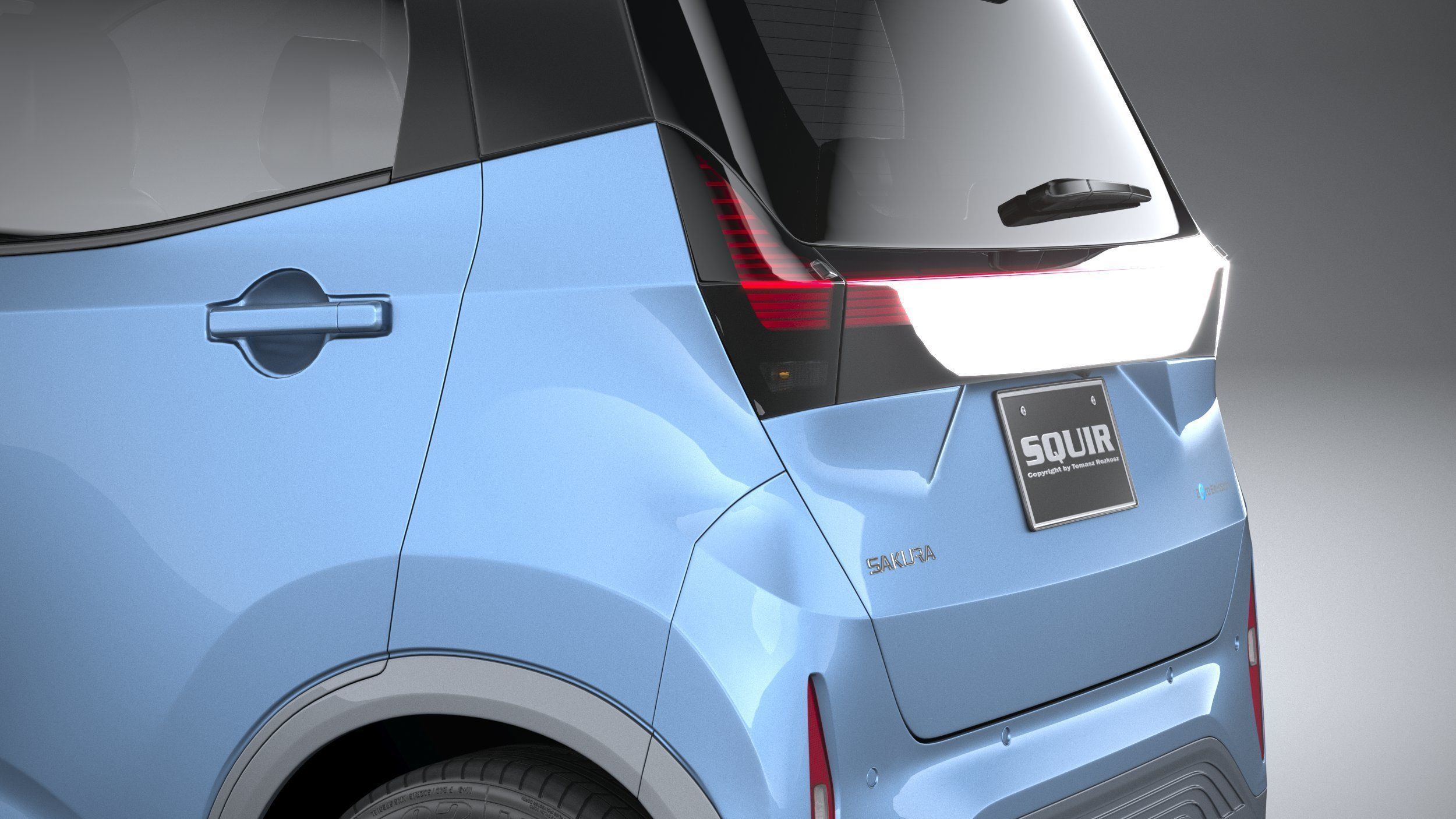 Nissan Sakura 2023 3D model_6