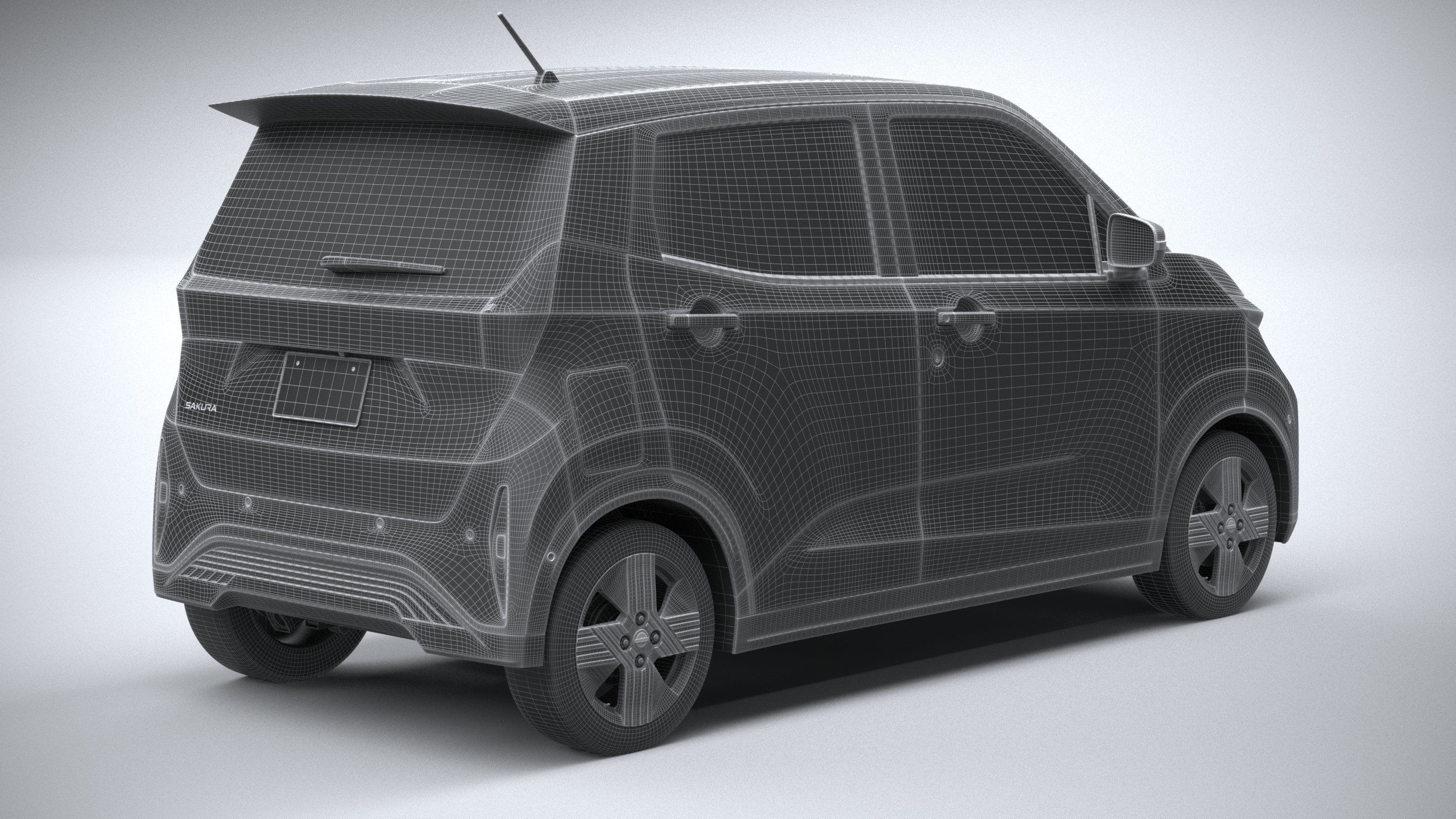 Nissan Sakura 2023 3D model_27