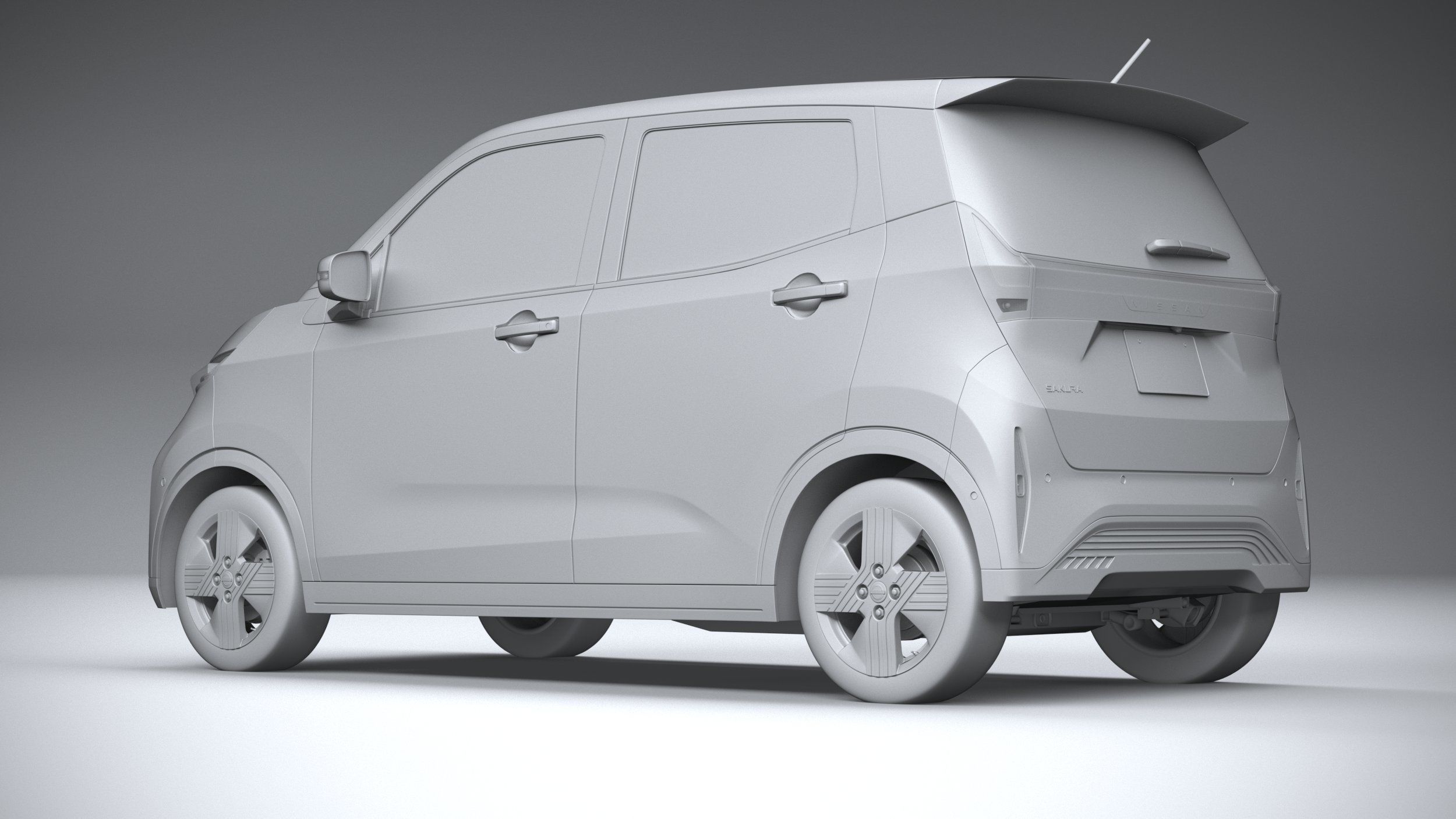 Nissan Sakura 2023 3D model_21