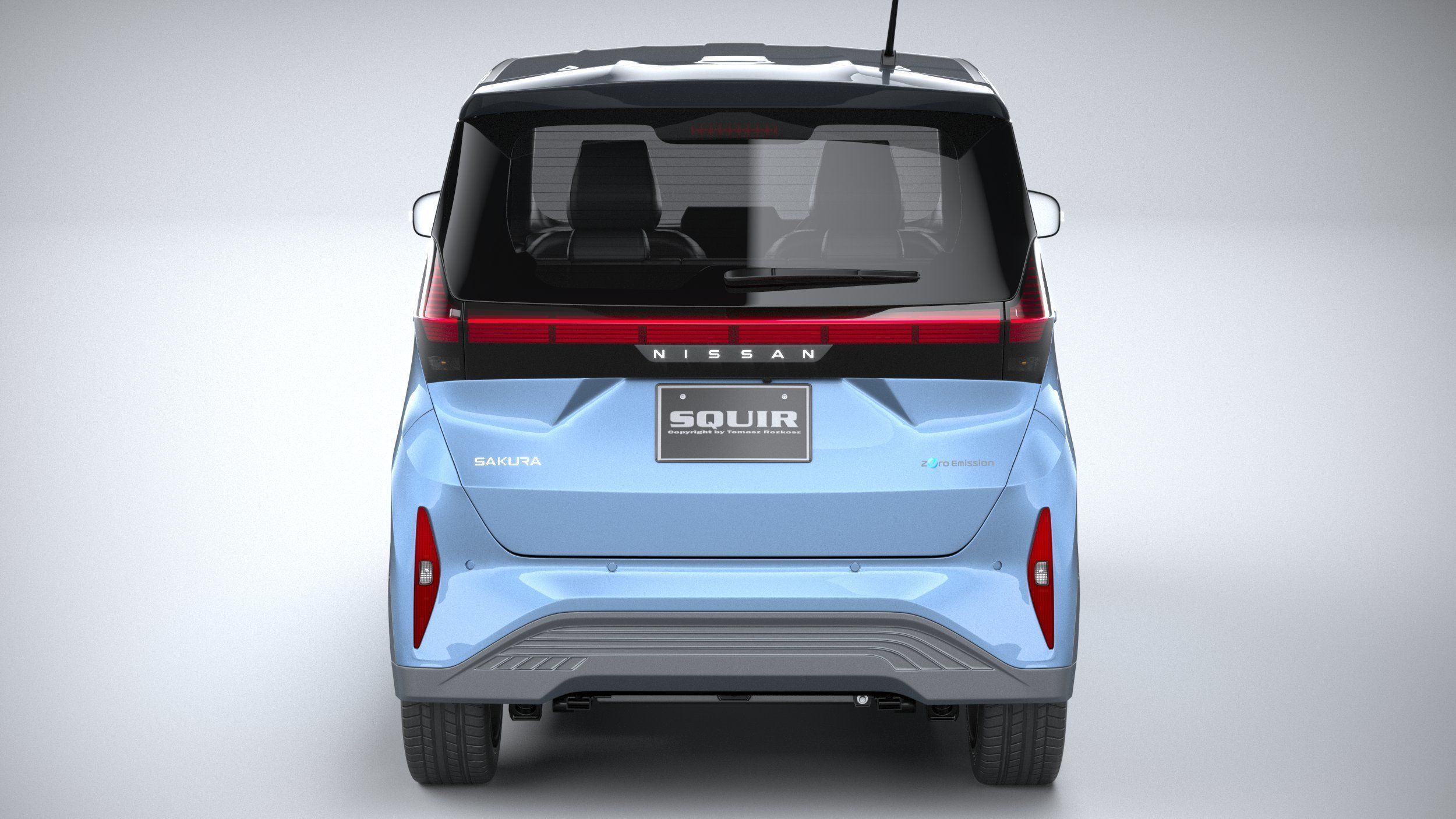 Nissan Sakura 2023 3D model_4