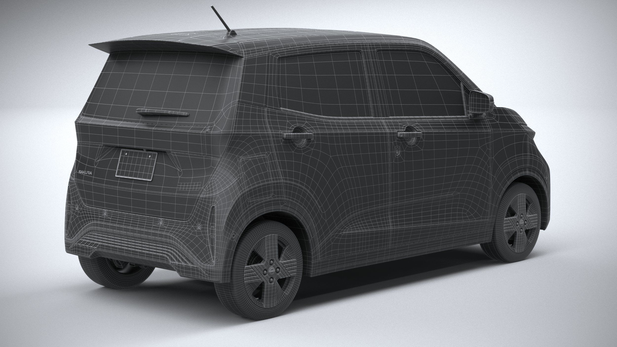 Nissan Sakura 2023 3D model_29