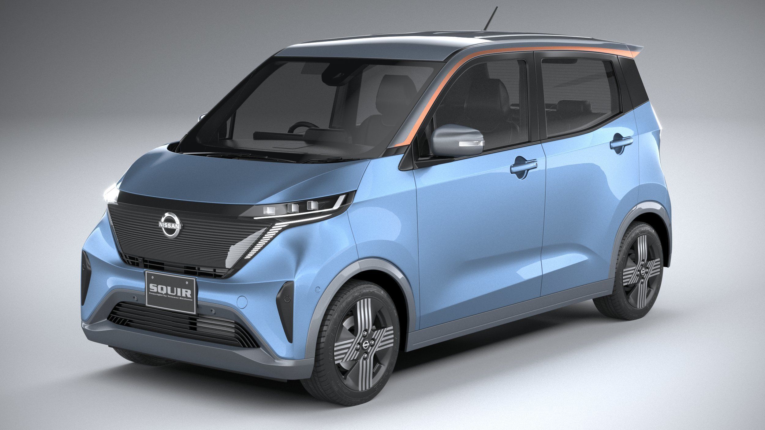 Nissan Sakura 2023 3D model_1