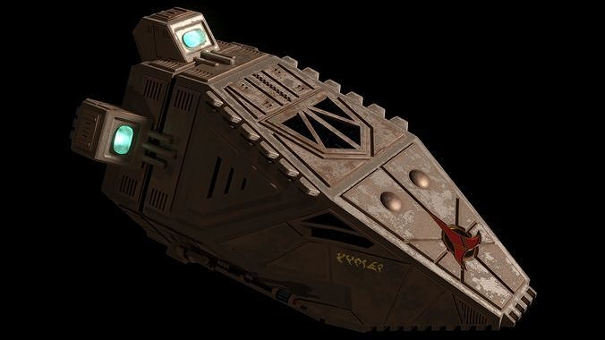 Toron Class Klingon Shuttle Craft 3D model