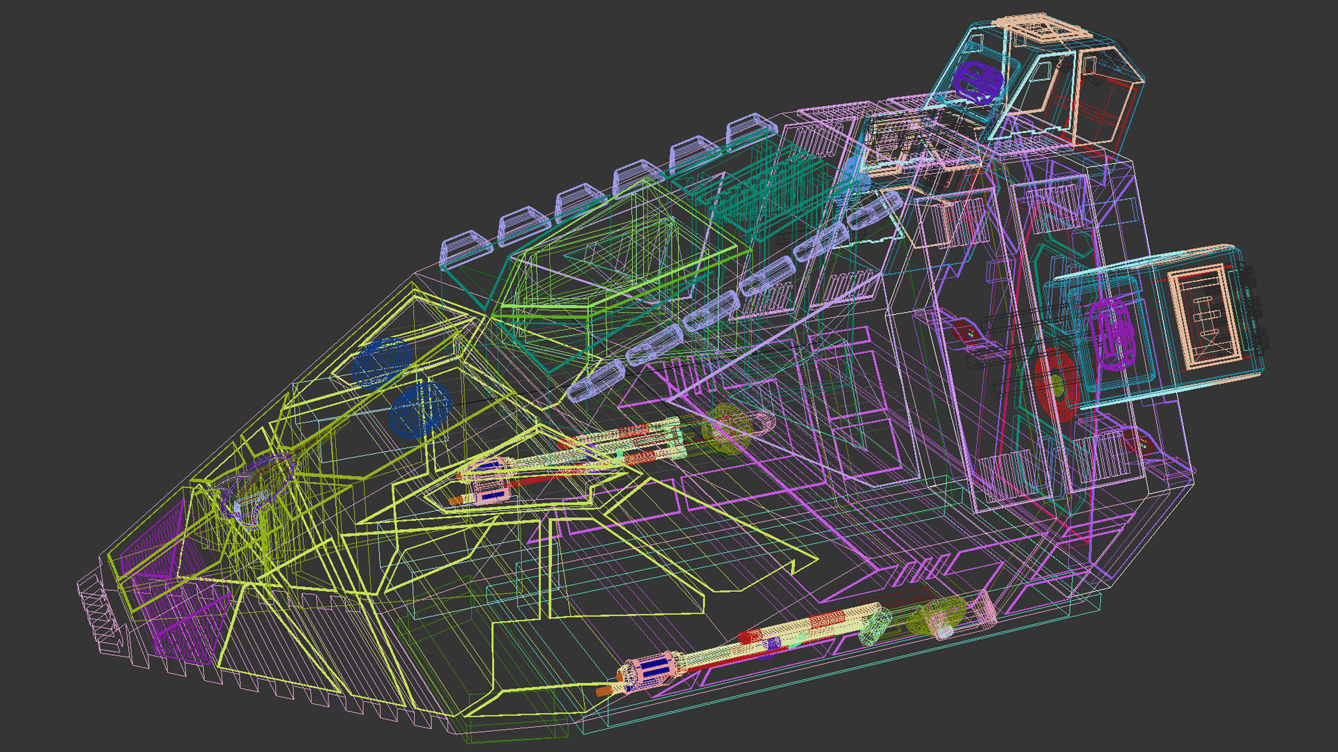 Toron Class Klingon Shuttle Craft 3D model_5