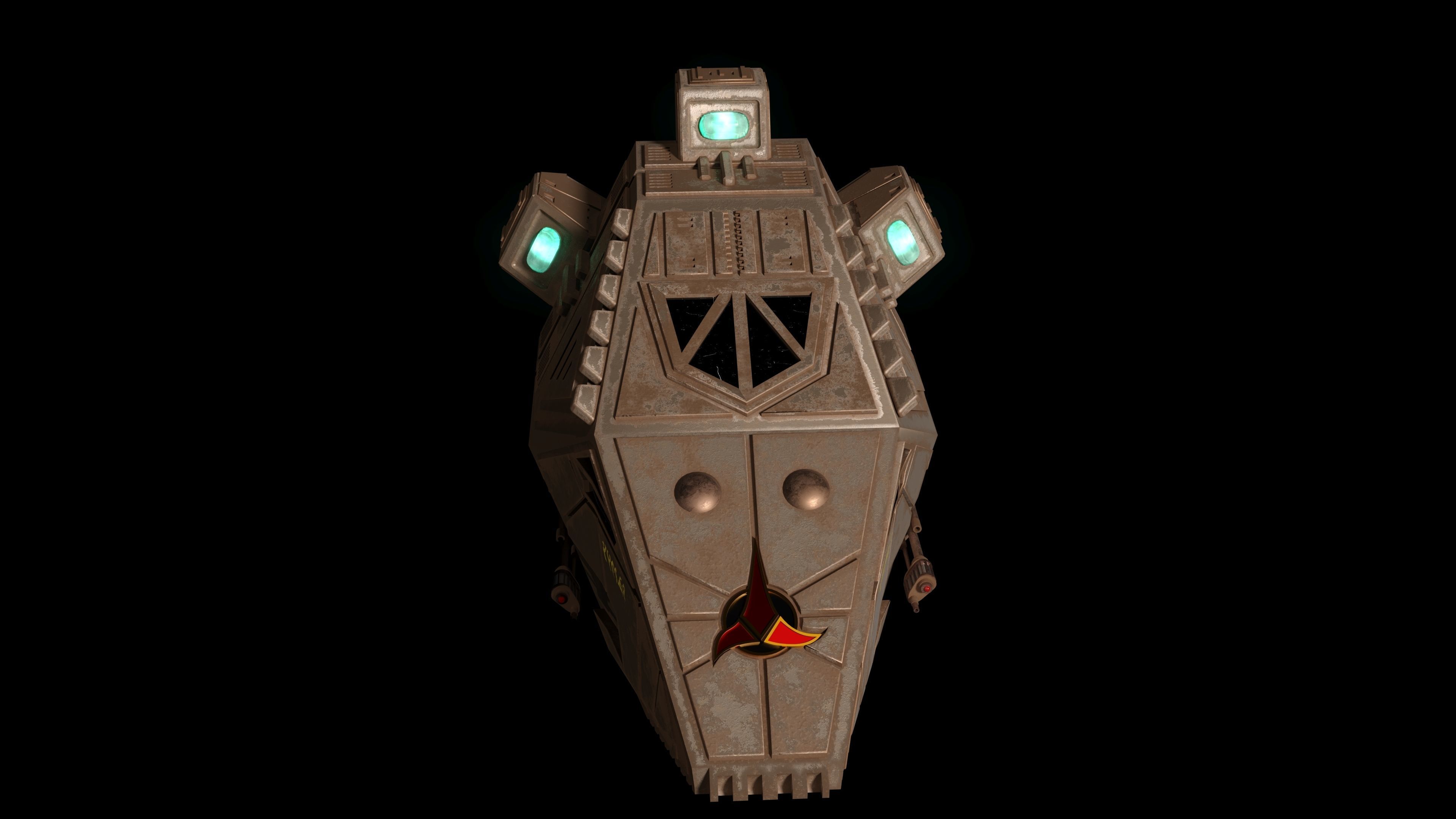 Toron Class Klingon Shuttle Craft 3D model_3