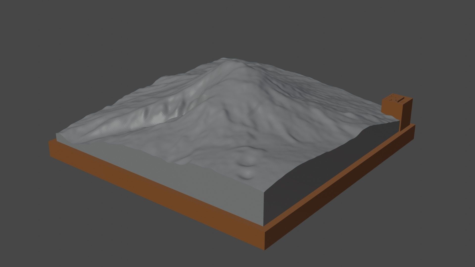Ararat mountain 3D print model_7