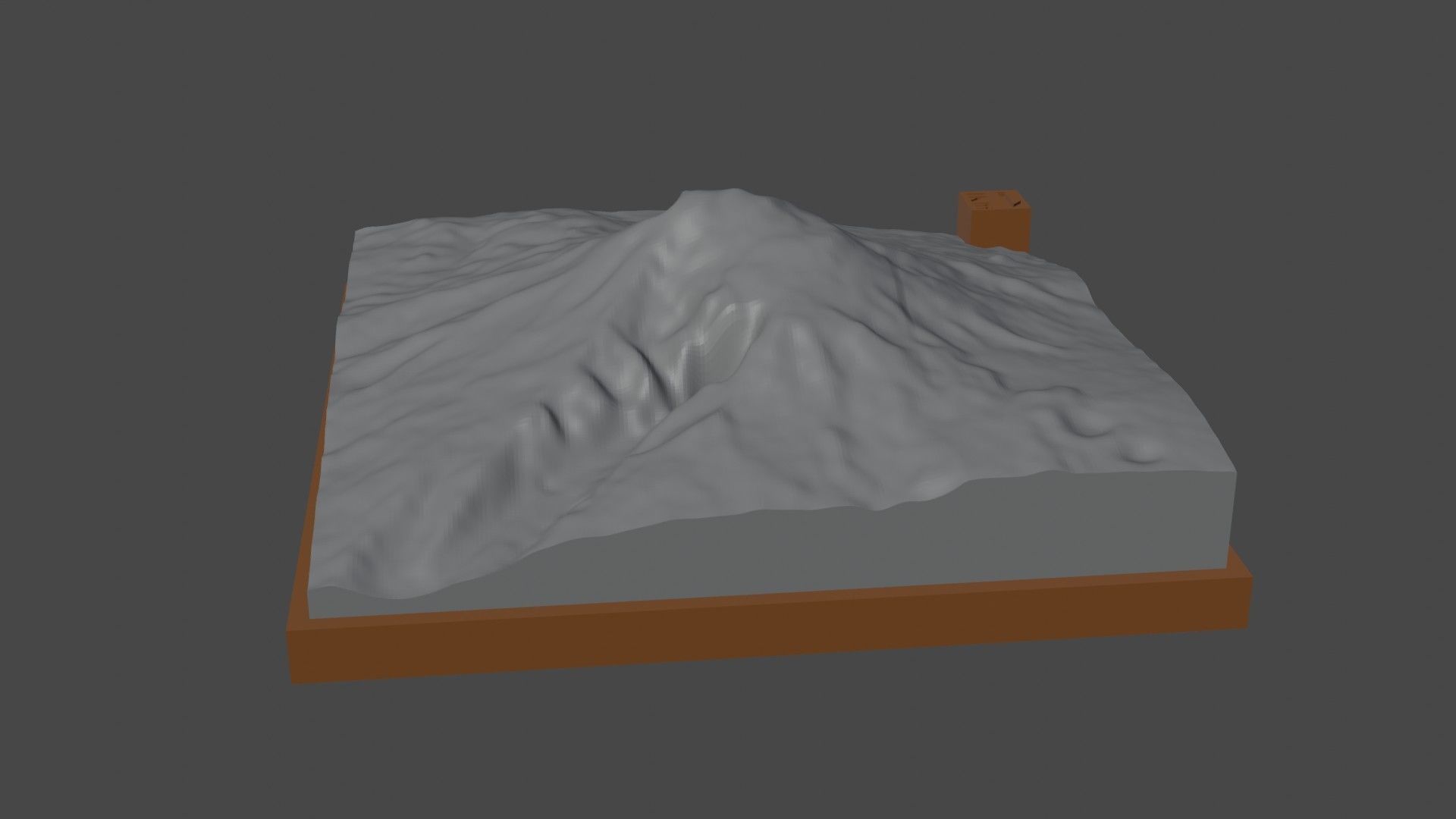 Ararat mountain 3D print model_2