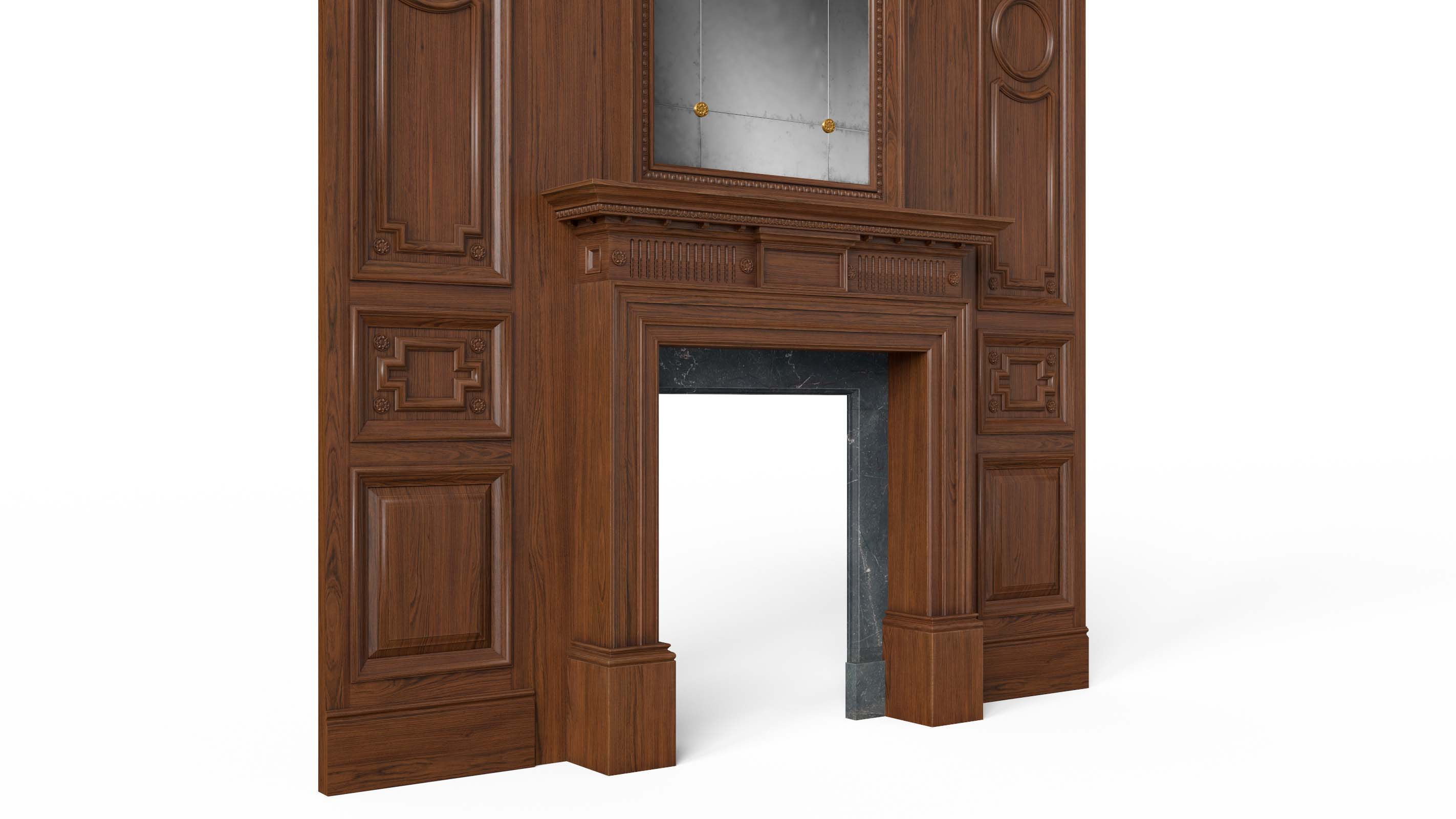 Fireplace 01 01 3D model_4
