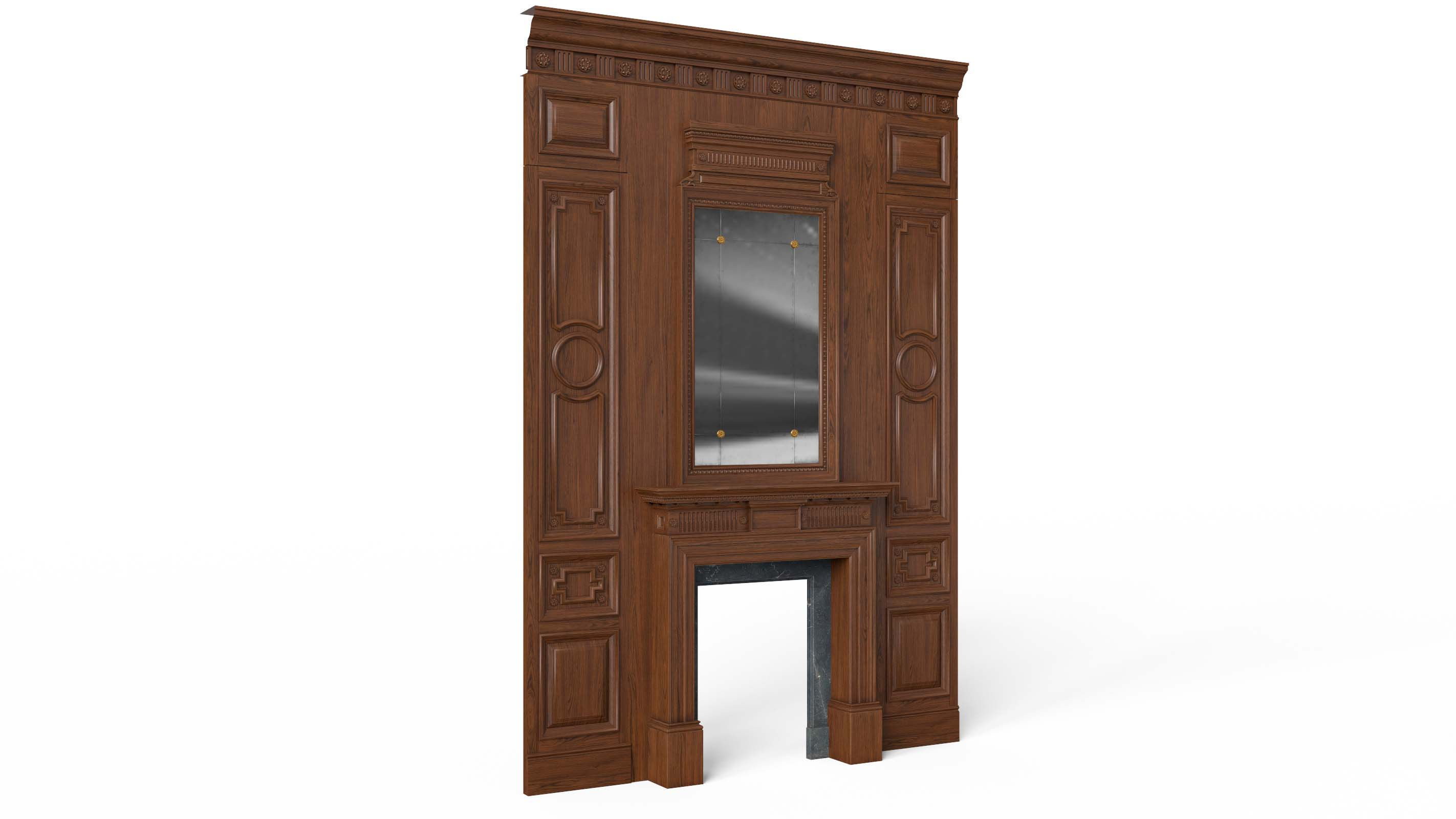 Fireplace 01 01 3D model_5