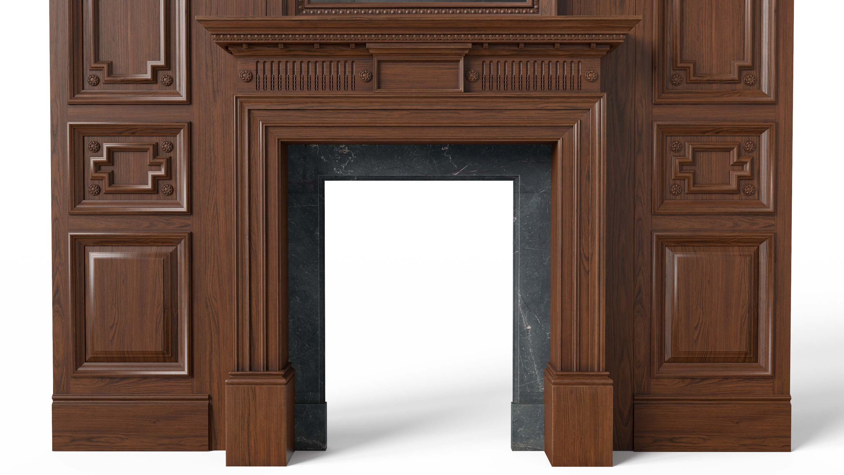 Fireplace 01 01 3D model_1