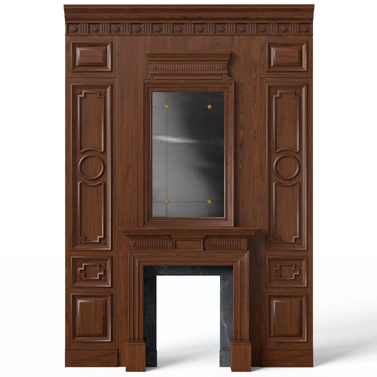 Fireplace 01 01 3D model_0