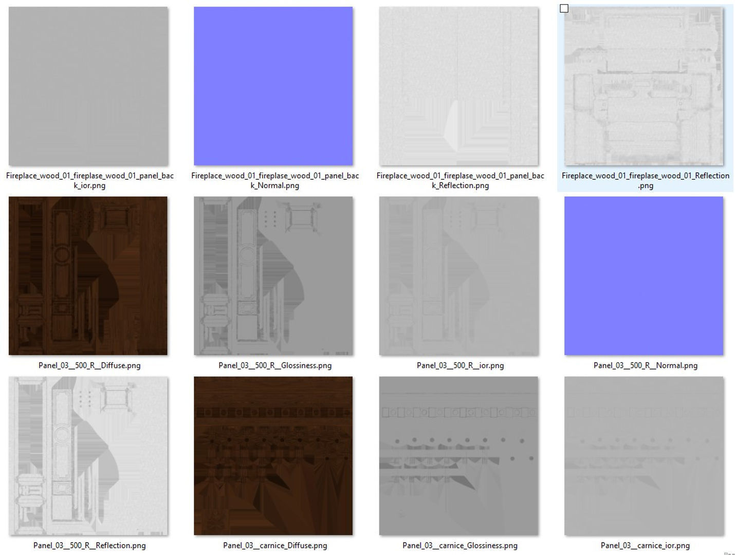 Fireplace 01 01 3D model_39