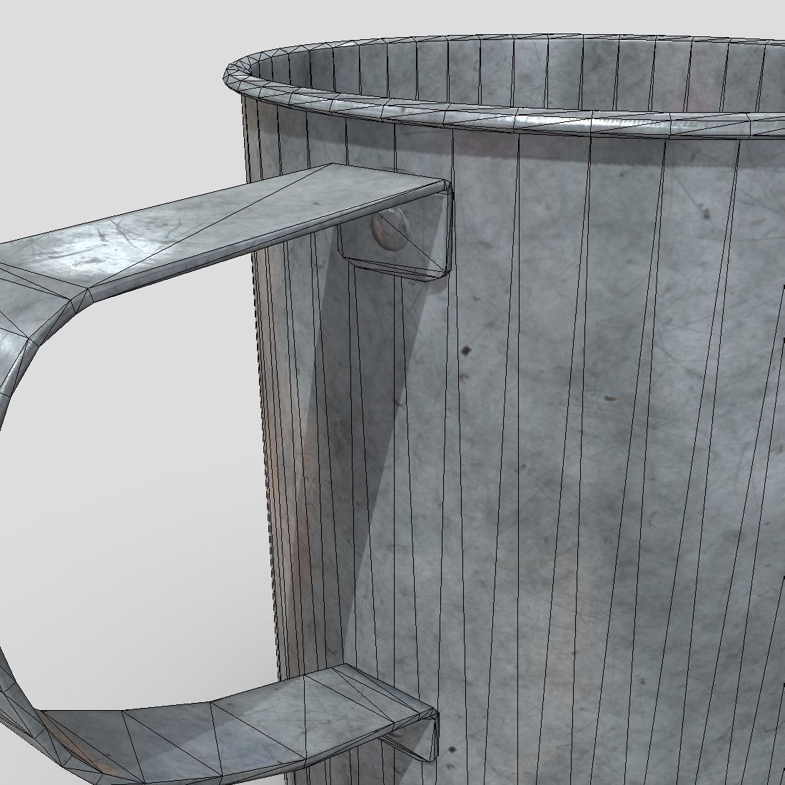 CC0 - Mug 7 Free low-poly 3D model_14