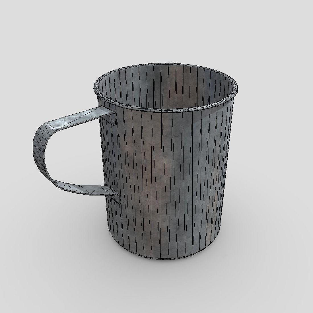 CC0 - Mug 7 Free low-poly 3D model_2