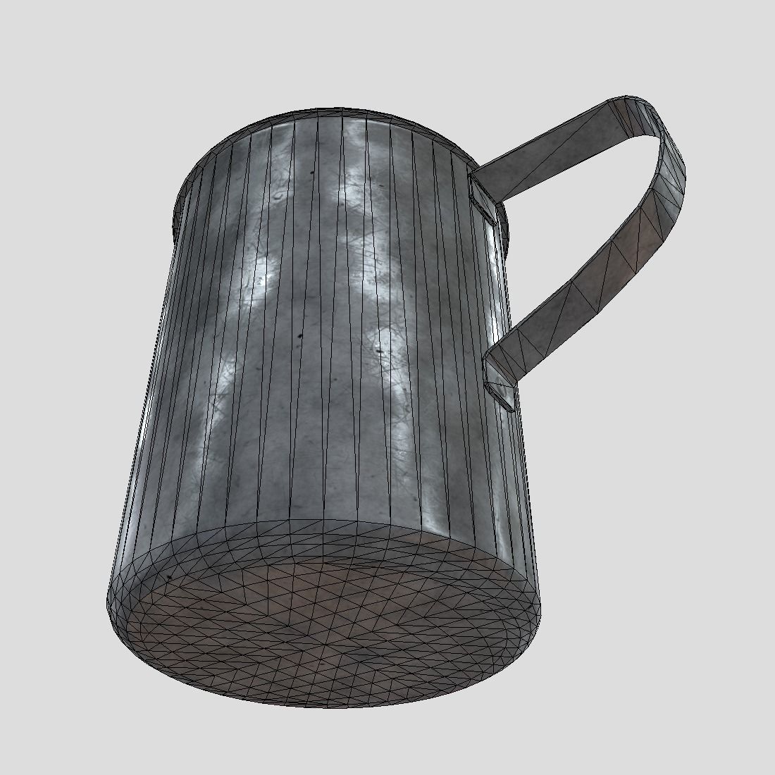 CC0 - Mug 7 Free low-poly 3D model_10