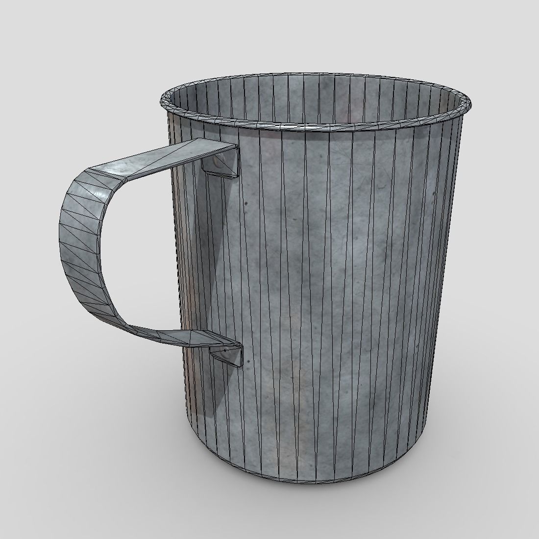 CC0 - Mug 7 Free low-poly 3D model_12