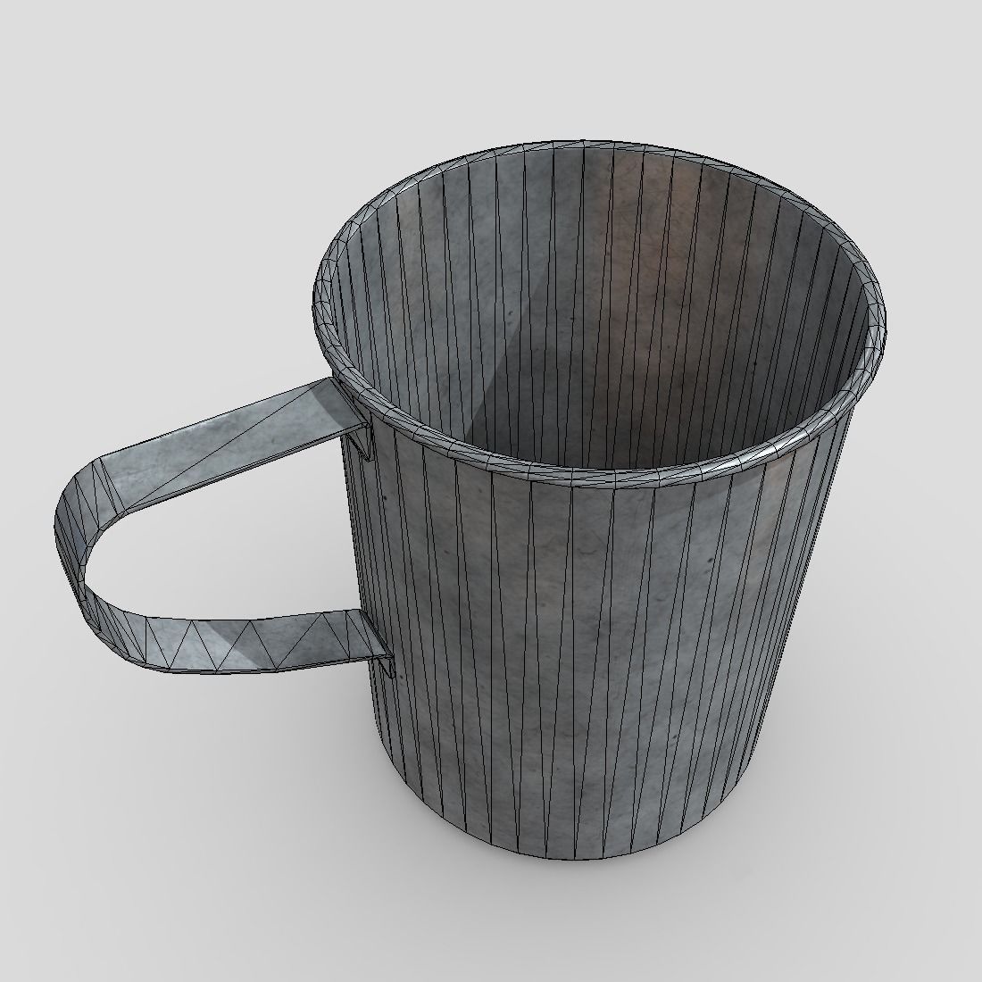 CC0 - Mug 7 Free low-poly 3D model_6