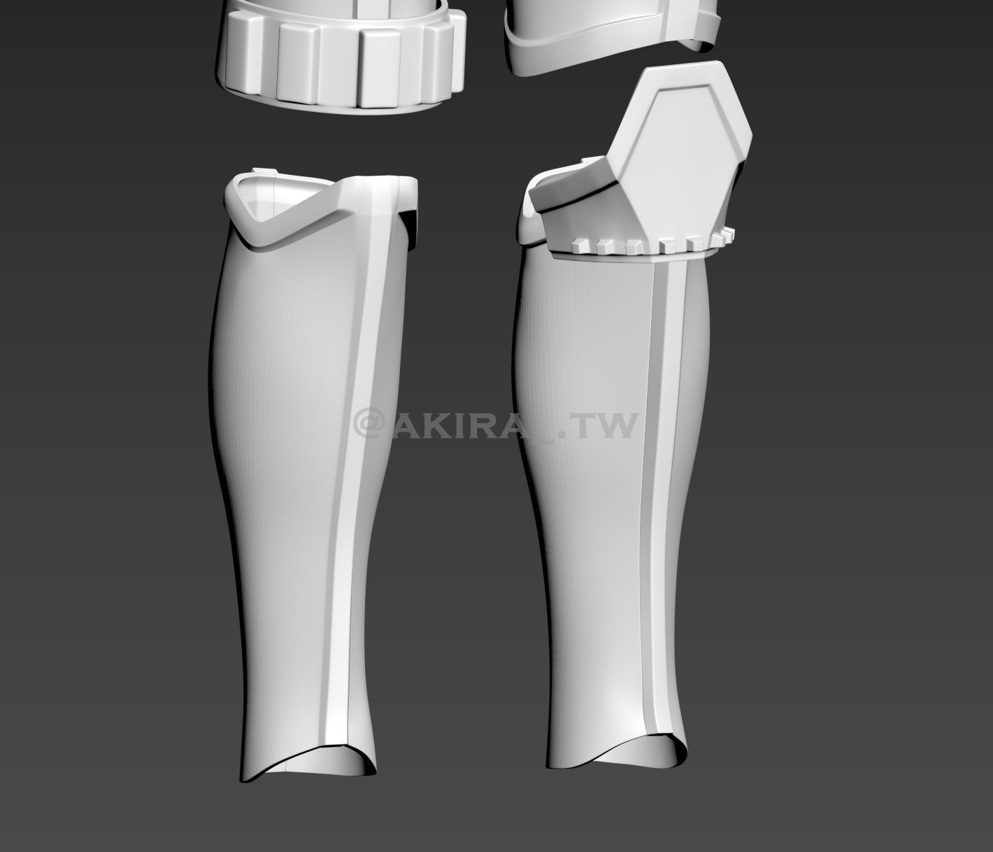 Star Wars Female Stormtrooper ANH Hero Armor Cosplay 3D print model_6