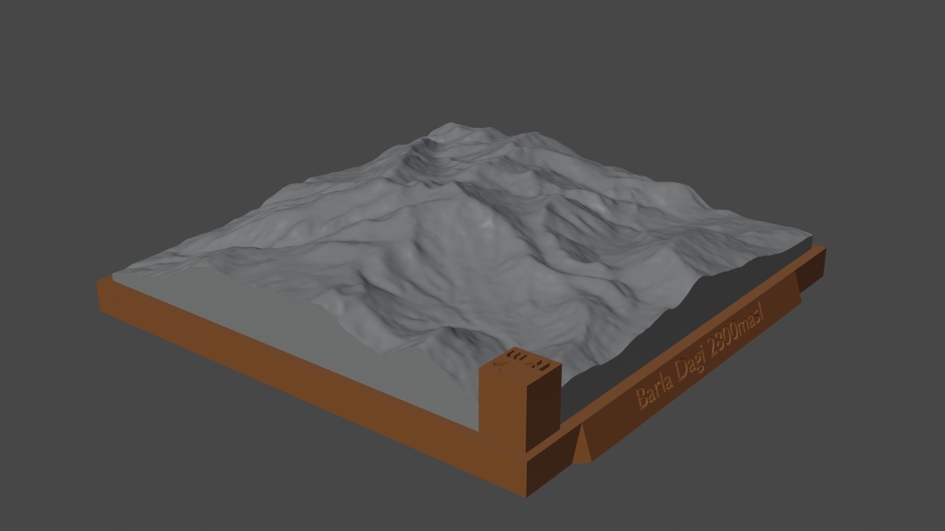 Barla Dagi 3D print model_3