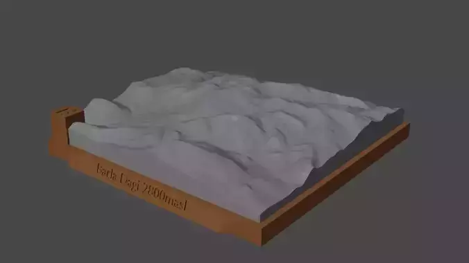 Barla Dagi 3D print model