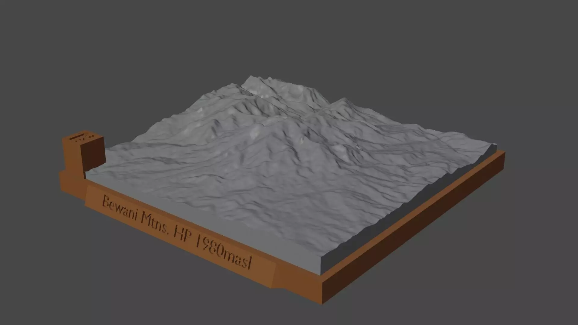 Bewani Mtns HP 3D print model_0