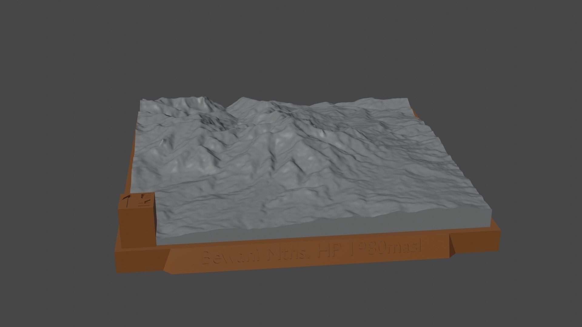 Bewani Mtns HP 3D print model_5