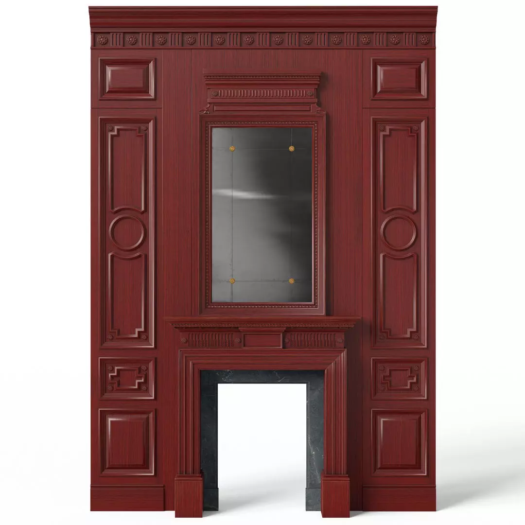 Fireplace 01 02 3D model