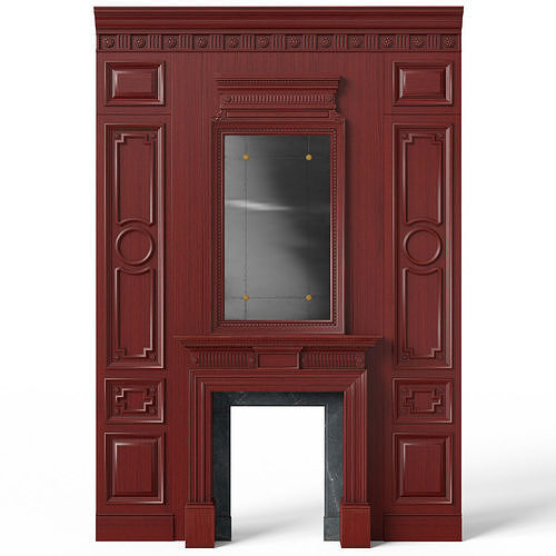 Fireplace 01 02 3D model