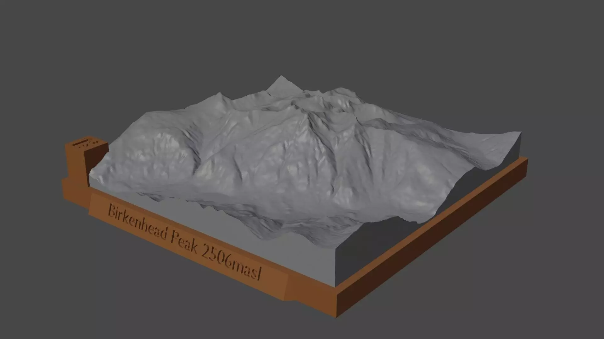 Birkenhead Peak 3D print model