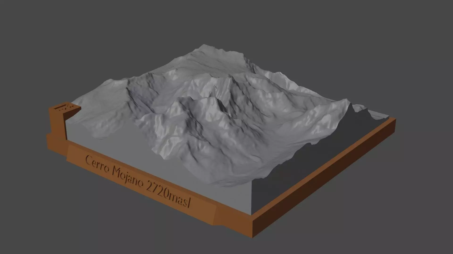 Cerro Mojano 3D print model_0
