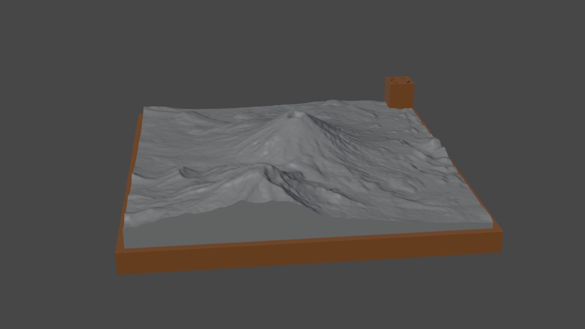 Cerro Parinacota 3D print model_2