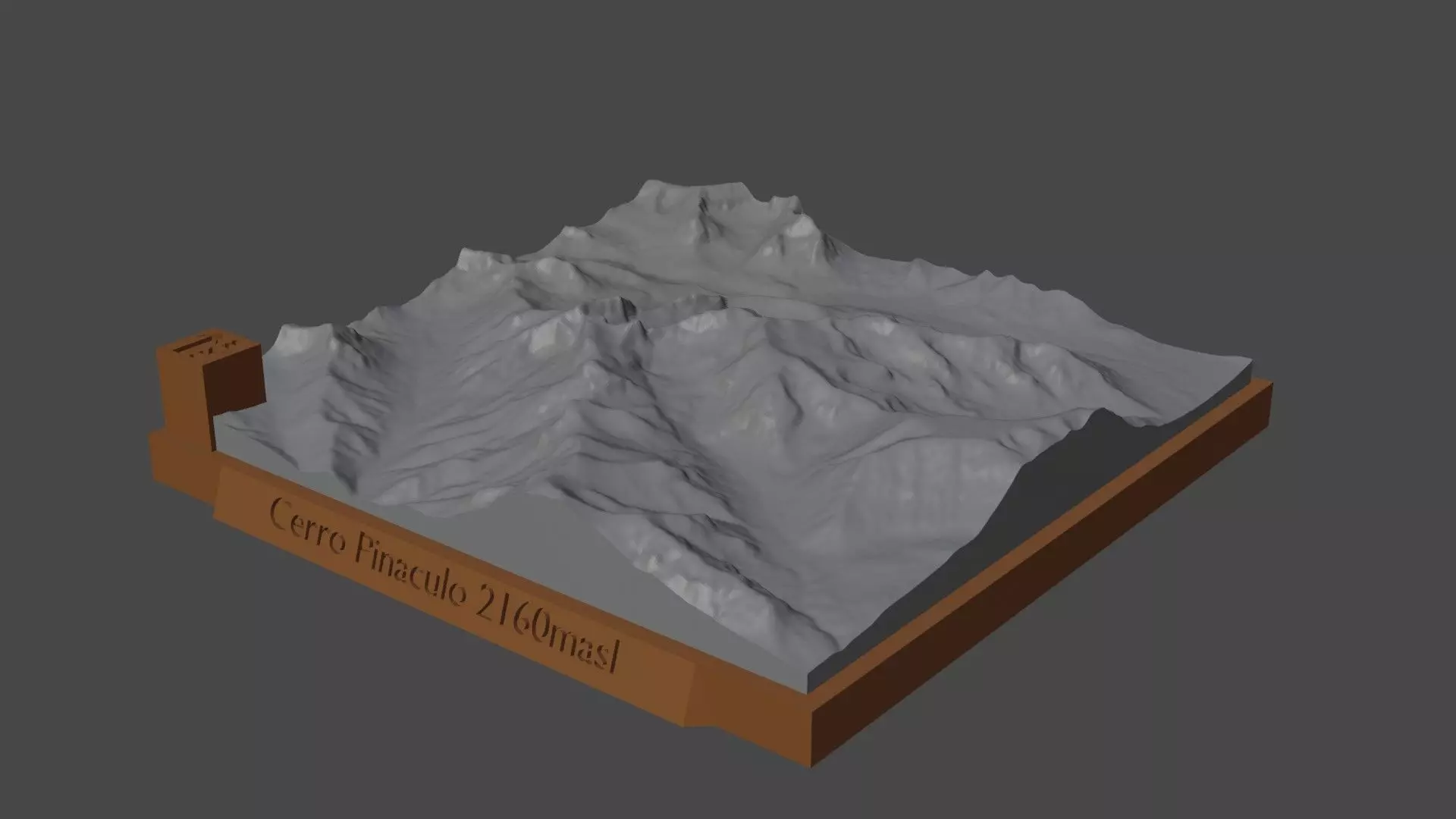 Cerro Pinaculo 3D print model_0