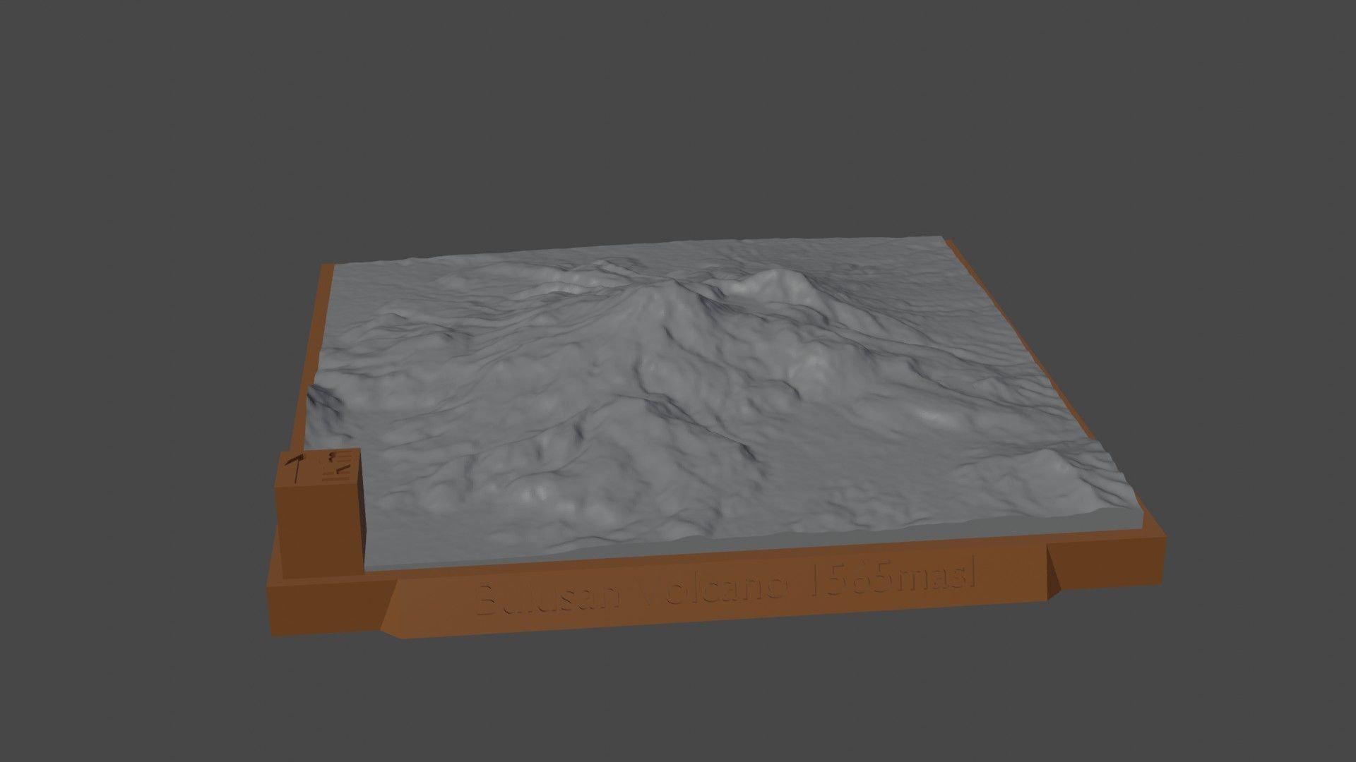 Bulusan Volcano 3D print model_5