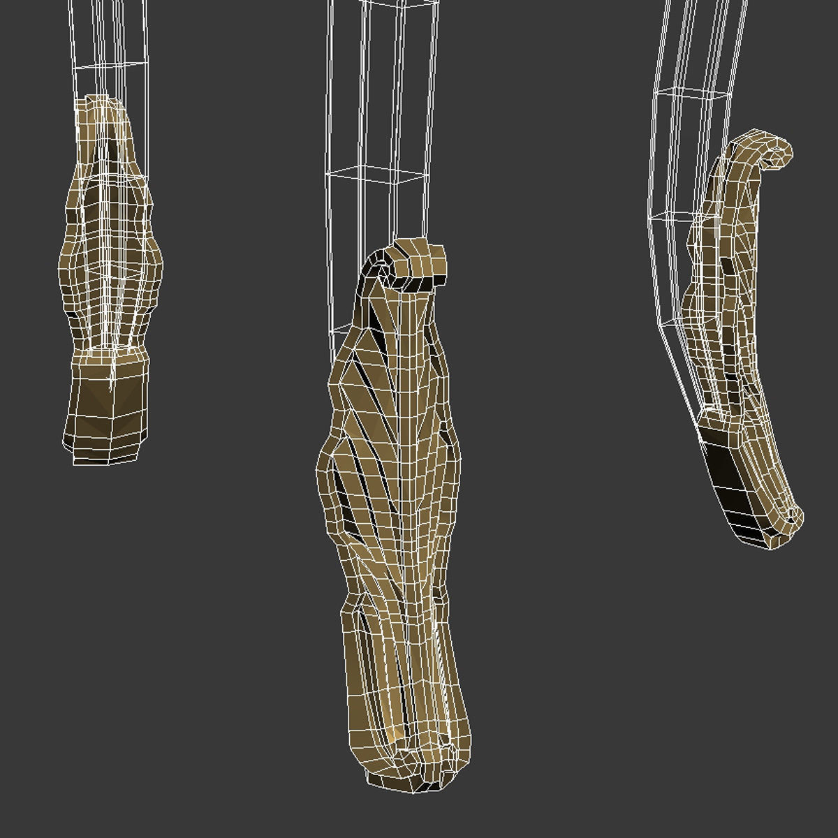 Caracole LA PETITE COQUETTE SIDE TABLE 3D model_8