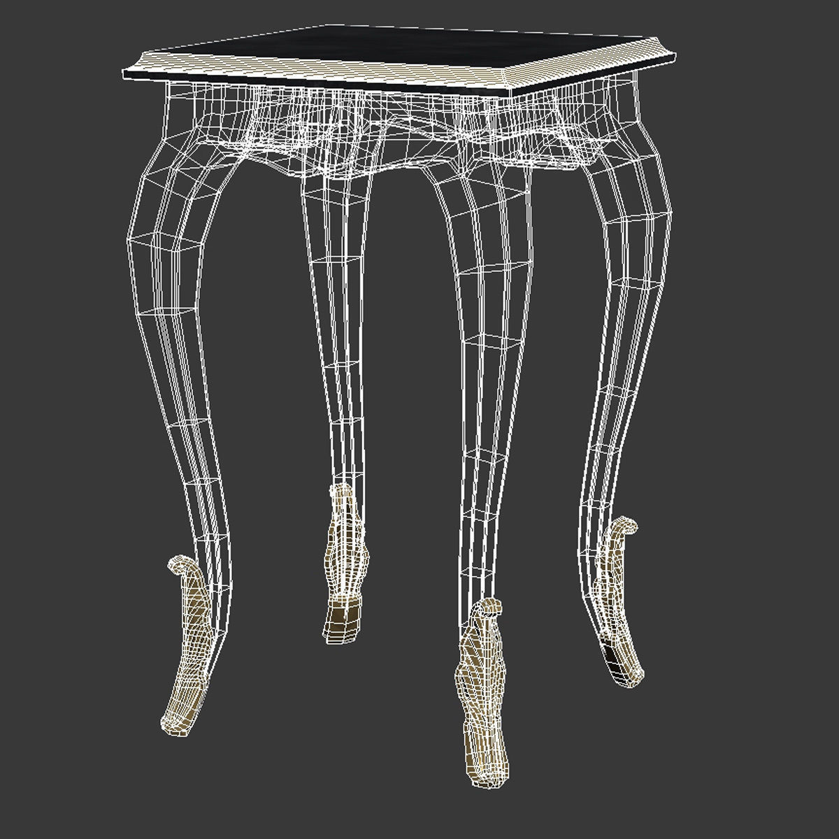 Caracole LA PETITE COQUETTE SIDE TABLE 3D model_7