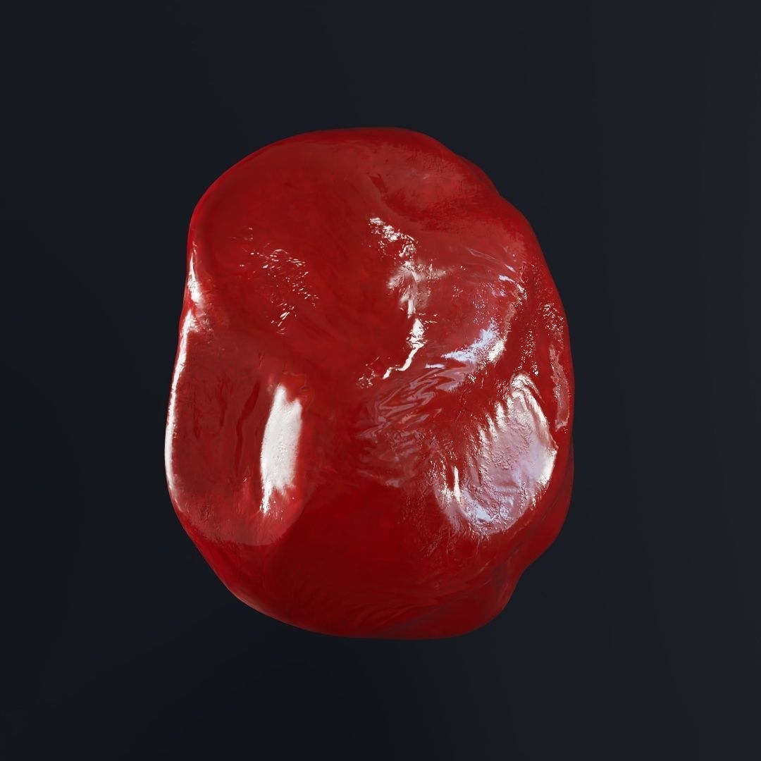 Cranberry Dried Fruit 3D model_2