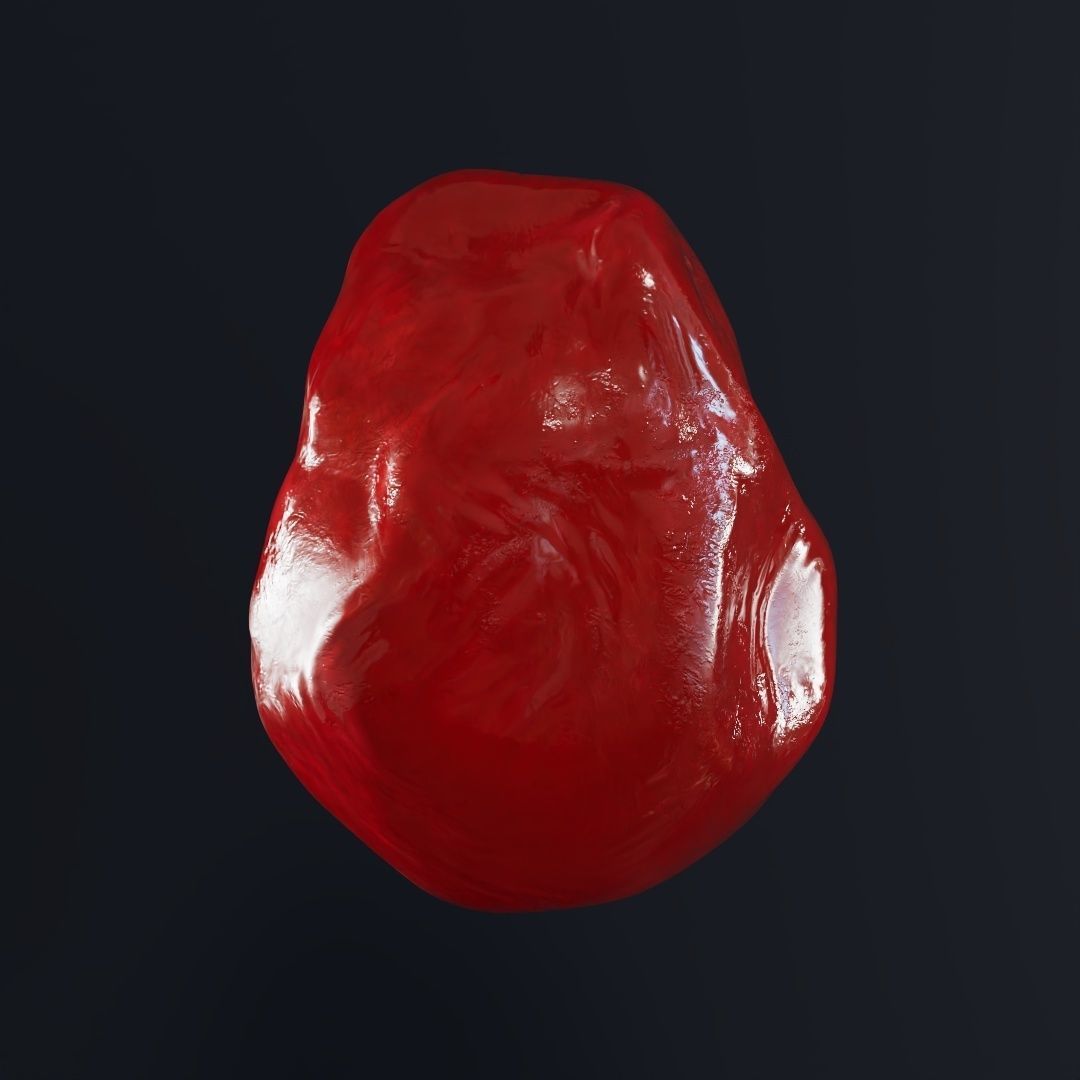 Cranberry Dried Fruit 3D model_3