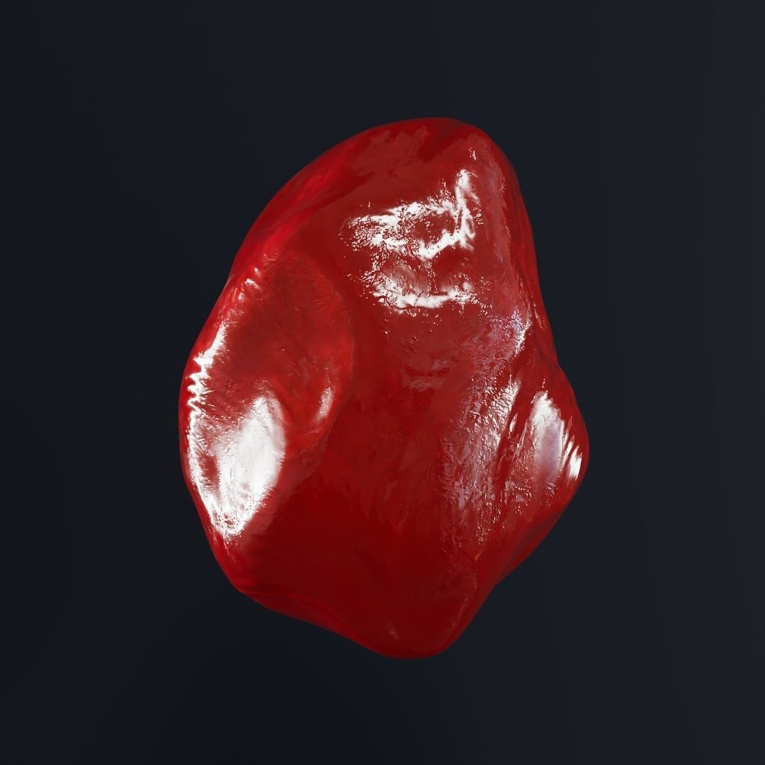 Cranberry Dried Fruit 3D model_1