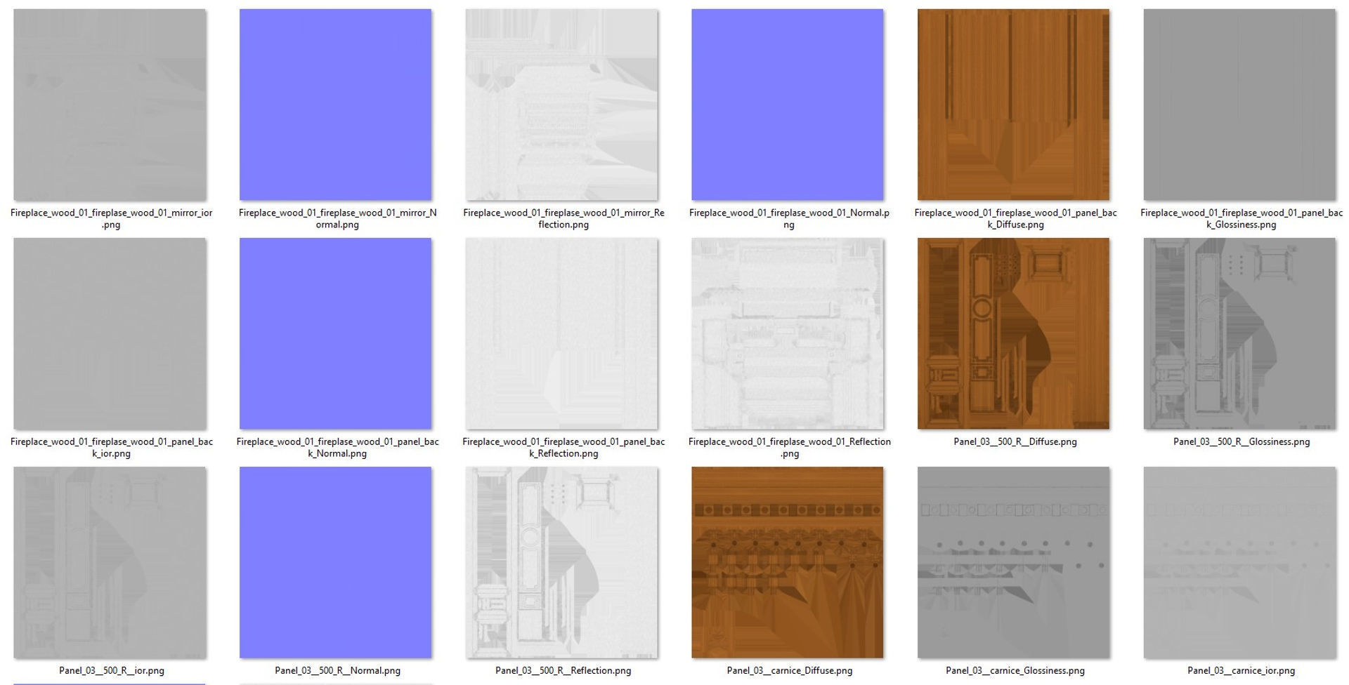 Fireplace 01 03 3D model_38