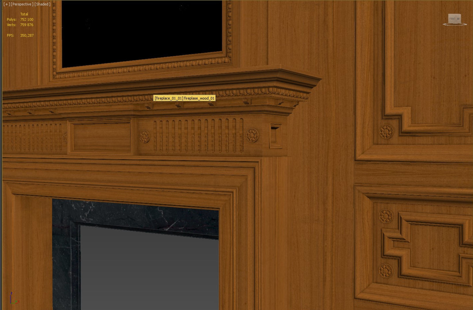 Fireplace 01 03 3D model_36